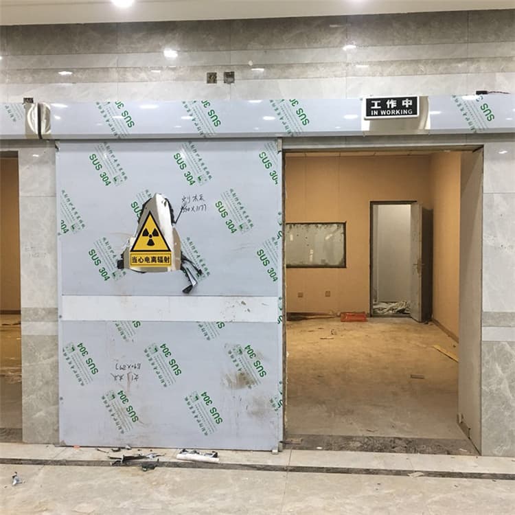 湖北双扇电动防护铅门